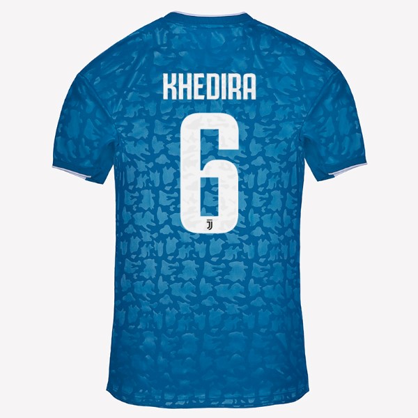 Camiseta Juventus NO.6 Khedira Replica Tercera Ropa 2019/20 Azul